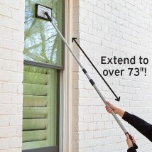 Home Exterior Cleaning System with Telescoping Pole