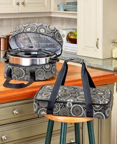 Crockpot Brand Insulated Carry Case with Handles for Slow Cooker. 15 NEW